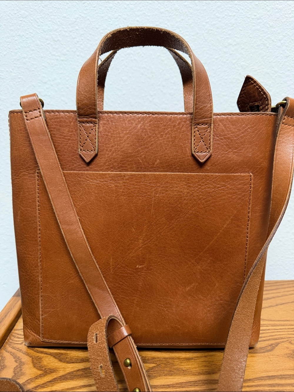Madewell Transport Crossbody Brown Leather - Picture 3 of 8